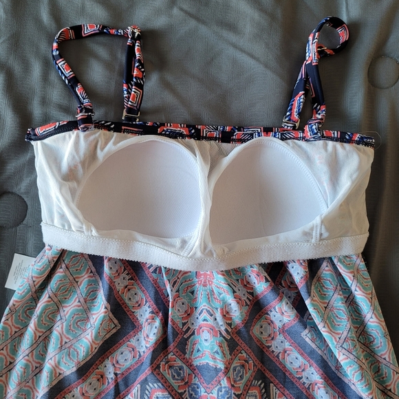 Swim Solutions Tankini Top - Sz 10, NWT - Picture 6 of 8